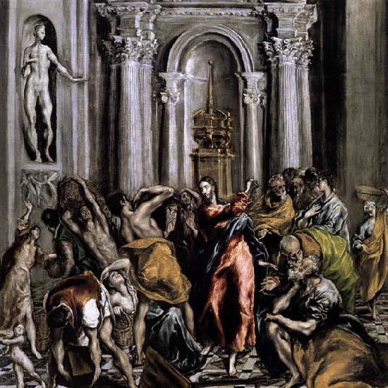 El Greco The Purification of the Temple France oil painting art
